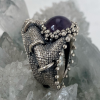 Amethyst Silver Ring