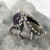 Amethyst Silver Ring