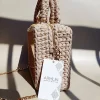 Armenian alphabet handmade bag