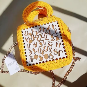 Armenian alphabet bag