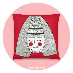 Hayoohi / Armenian Woman – Decorative Cushion