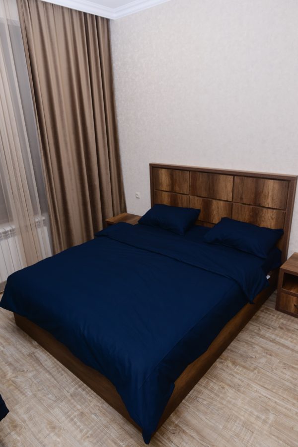 Dark Blue Bed Linen Set