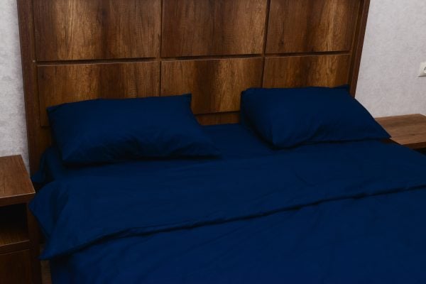 Dark Blue Bed Linen Set