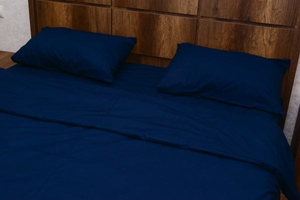 Dark Blue Bed Linen Set