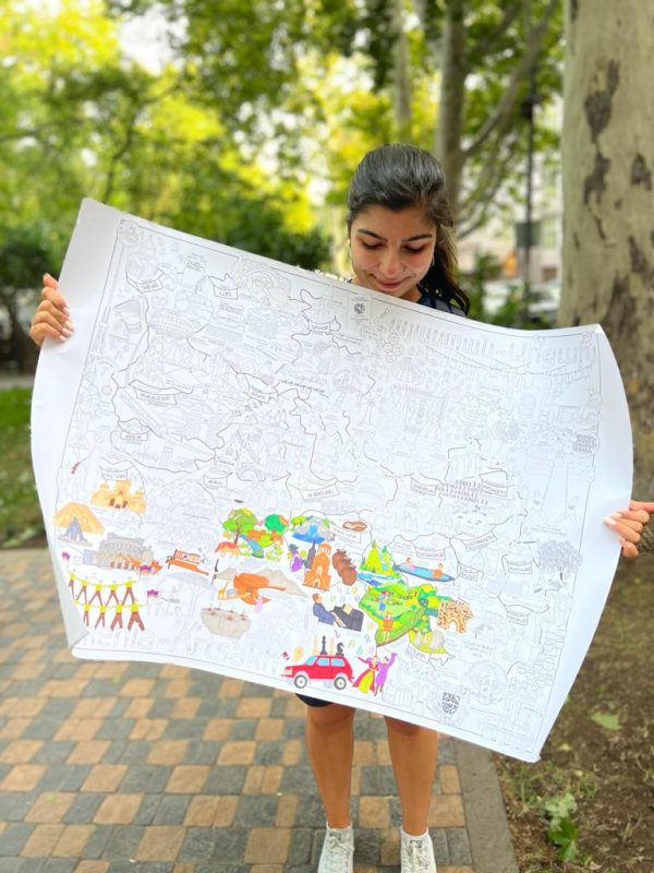 Coloring Map - Armenia & Artsakh