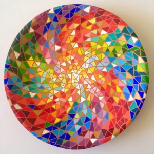Decorative ceramic plate “Eternity” – 25cm