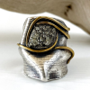 Pyrite Silver Ring