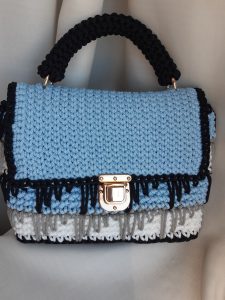 Crochet blue# 005