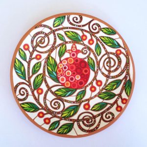Decorative ceramic plate “The Pomegranate”