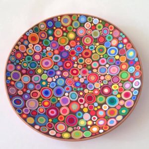 Decorative ceramic plate “Eternity” – 15cm