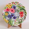 Decorative ceramic plate "Bouquet of Flowers"