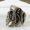 Pyrite Silver Ring