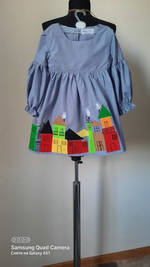 Kidswear Long-Sleeved Dress