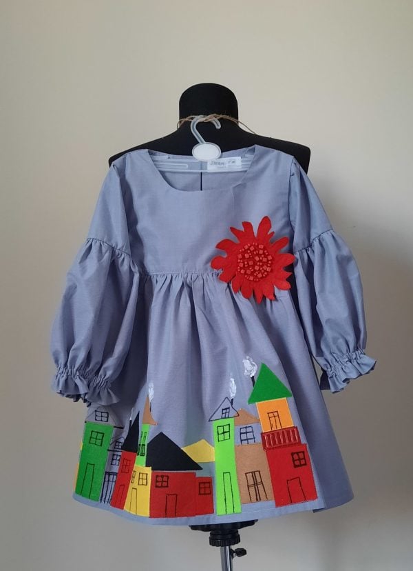 Kidswear Long-Sleeved Dress