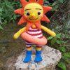 "Sun In Swimsuit" Knitted Doll