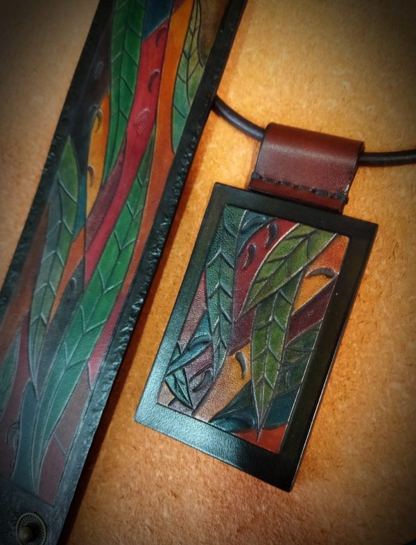 "After The Rain" Leather Jewelry Set