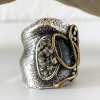 Pyrite Silver Ring