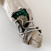 Silver ring | malachite & pyrite | Armenian brand |Shahinian jewelry