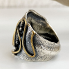 Pyrite Silver Ring