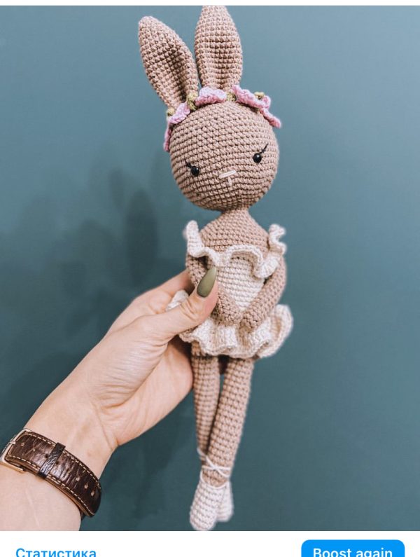 Knitted Rabbit Doll