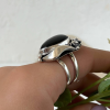 Best Gift for her | Sterling silver ring | black obsidian | By Shahinian Jewelry