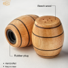 "Wooden Barrel" Salt & Pepper Shakers