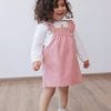 Baby girl velvet Rose dress