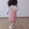 Baby girl velvet Rose dress