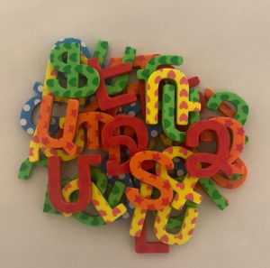 Magnetic letters /39 uppercase letters/