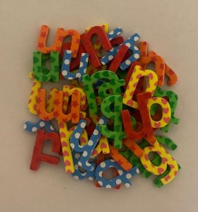 Magnetic letters /39 lowercase letters/
