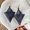 Silver Plated Cupronickel Alloy Earrings