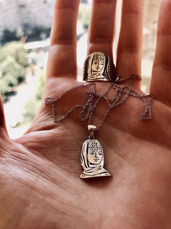 "Armenian Woman" Silver Jewelry Set