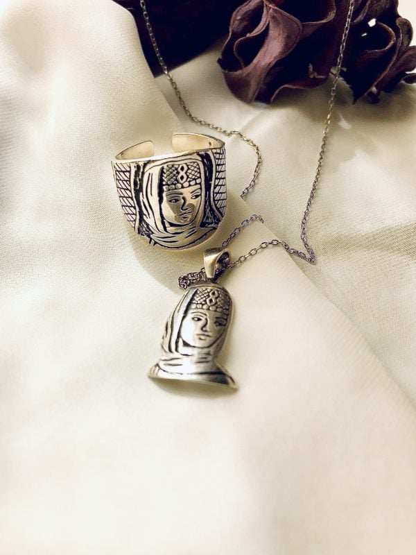 "Armenian Woman" Silver Jewelry Set