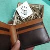 Two Color Leather Wallet