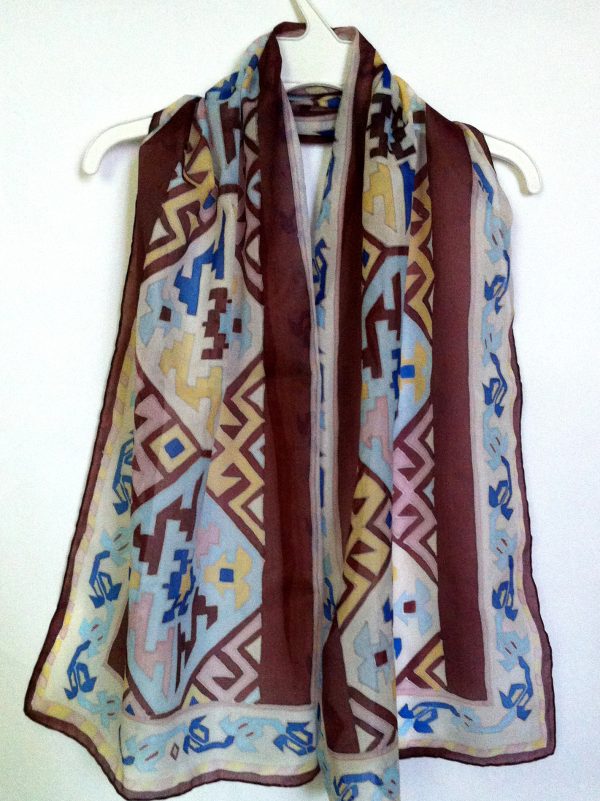 "Armenian Carpet" Silk Scarf