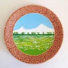 Decorative ceramic plate "Ararat"