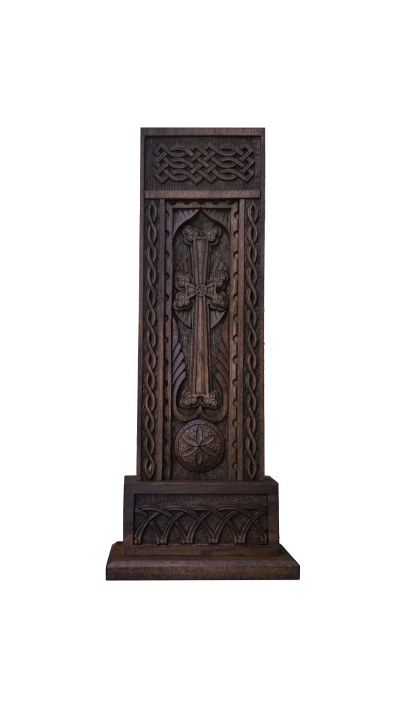 NEW Armenian Cross Ornament Wooden Handmade Monument Souvenir