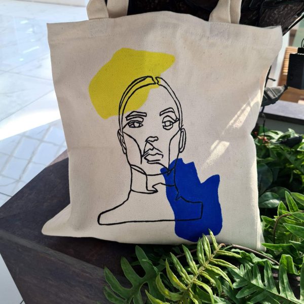 Tote Bag Girl Portrait