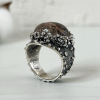 Rutilated Quartz Silver Ring