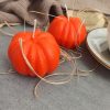 Halloween Pumpkin Candle Set