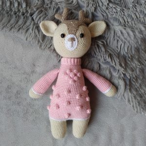 Crochet deer toy, Deer, Christmas presents, baby deer toy, soft toy