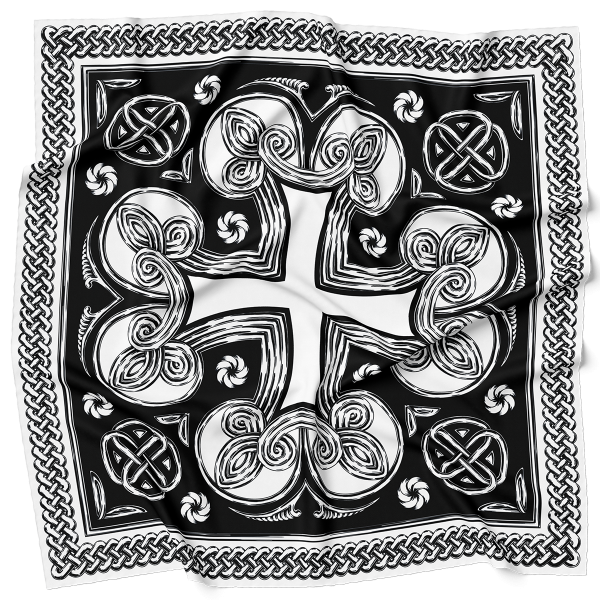 Armenian Ancient Cross symbol scarf