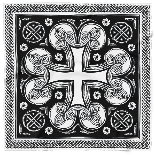 Armenian Ancient Cross symbol scarf