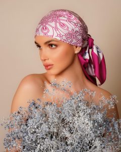 Elegant silk scarf for women