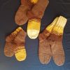 Hand knitted socks (family pack:)
