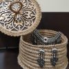 Flax Twine Jewelry Box