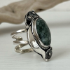 Sterling silver ring with unique agate gemstone| designed by Shahinian jewelry