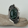 Sterling silver ring with unique agate gemstone| designed by Shahinian jewelry