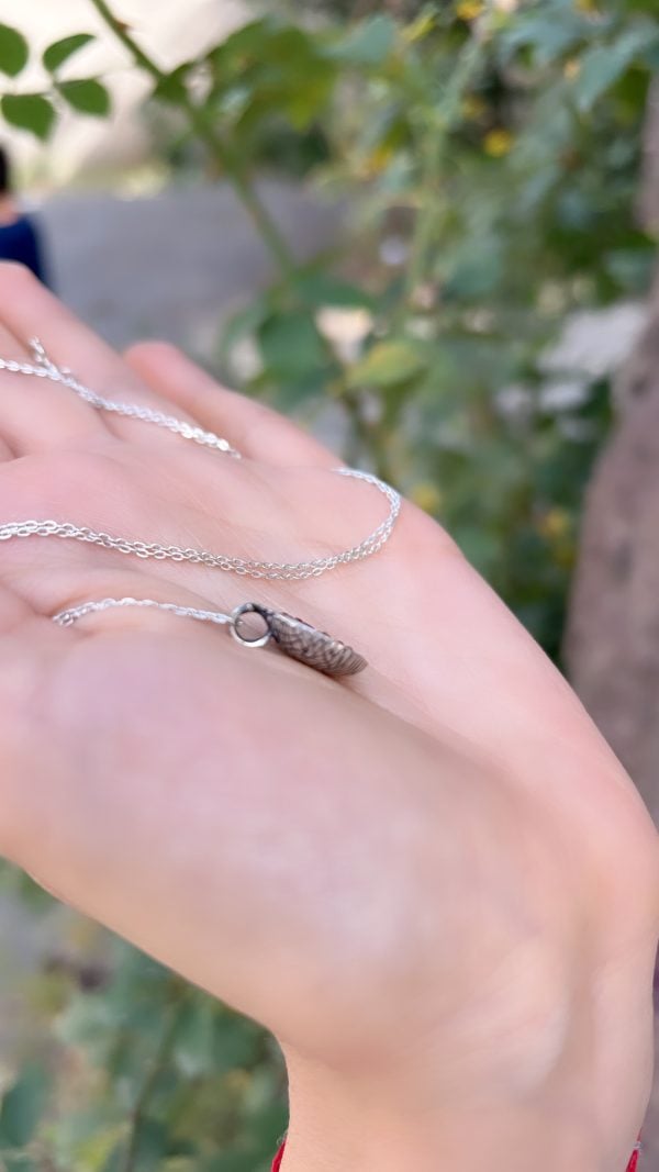 "Pomegranate" Silver Necklace