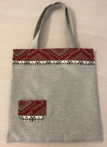 Annie Greg Handmade Eco Tote Bag – Gray
